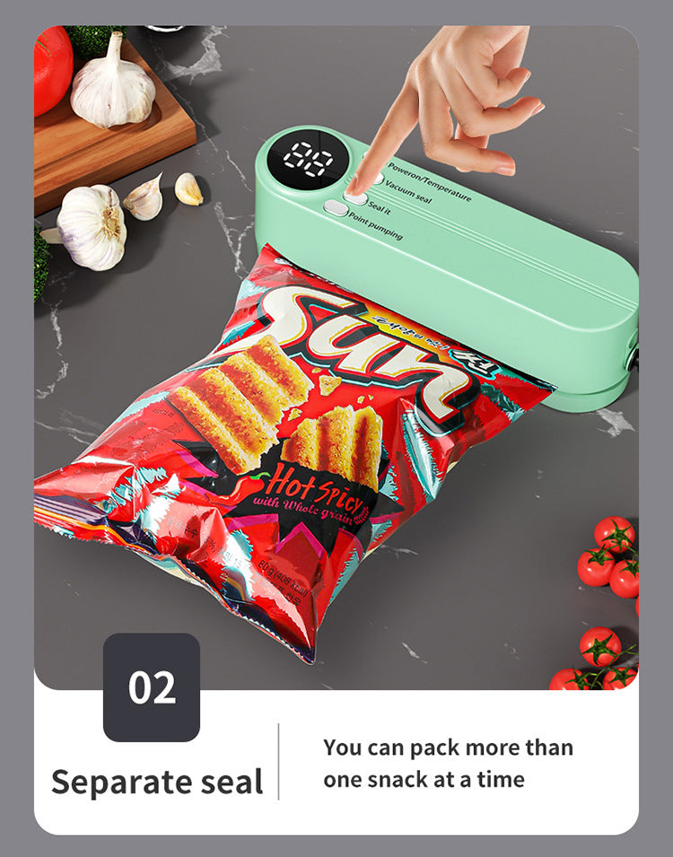 XIANGYANGHUA Vacuum Sealer – Digital LED Food Sealer with Inflation & Multi-Mode Sealing