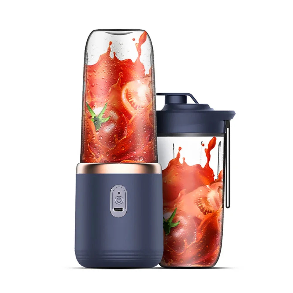 FLAREMORE Portable Juicer Blender Cup – 400ml USB Type-C Rechargeable 40W Personal Citrus Juicer