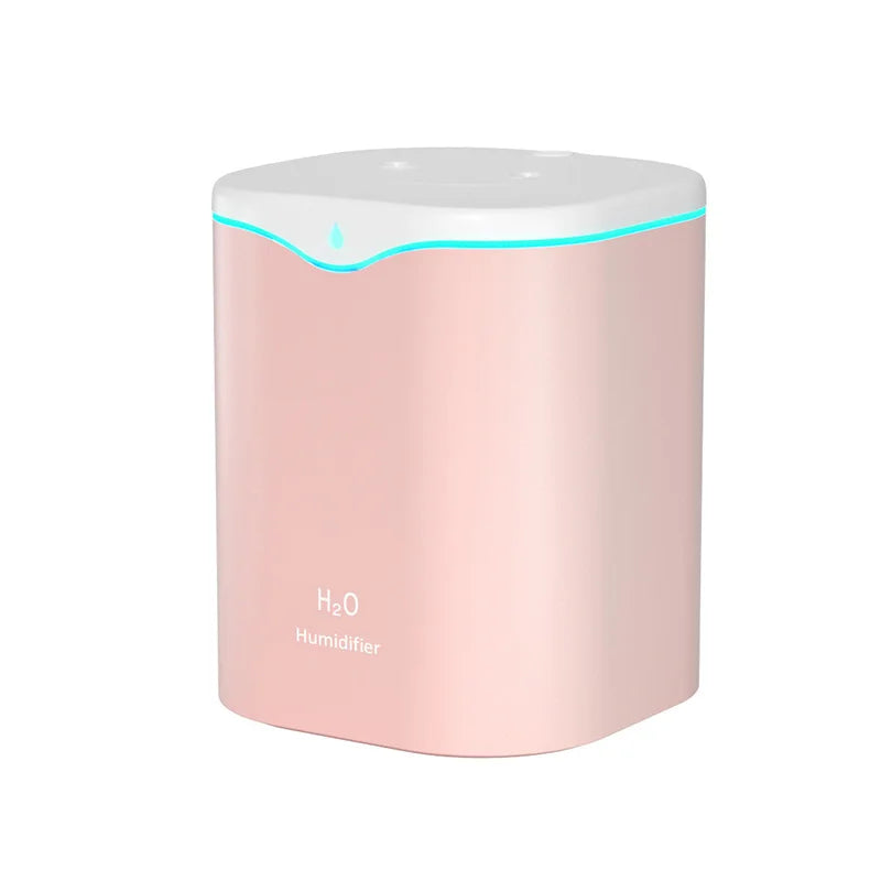 Large Capacity Air Humidifier 2000ml – Double Spray Aromatherapy Essential Oil Diffuser for Home & Office | XMSJ