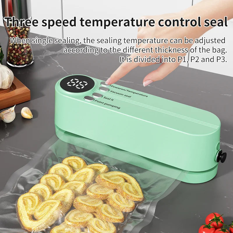 XIANGYANGHUA Vacuum Sealer – Digital LED Food Sealer with Inflation & Multi-Mode Sealing