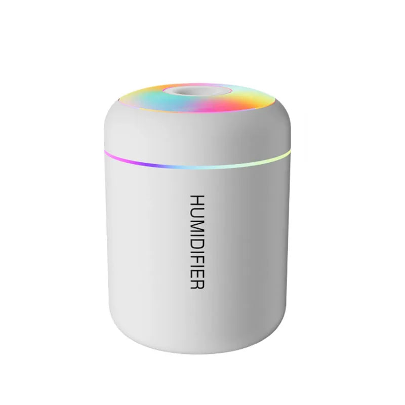 Air Humidifier & Aroma Diffuser 180ml – Aromatherapy Essential Oil Diffuser with Colorful LED Lights for Home, Car & Bedroom | kebidumei
