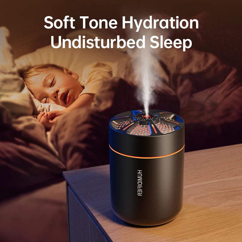 Air Humidifier & Aroma Diffuser 180ml – Aromatherapy Essential Oil Diffuser with Colorful LED Lights for Home, Car & Bedroom | kebidumei