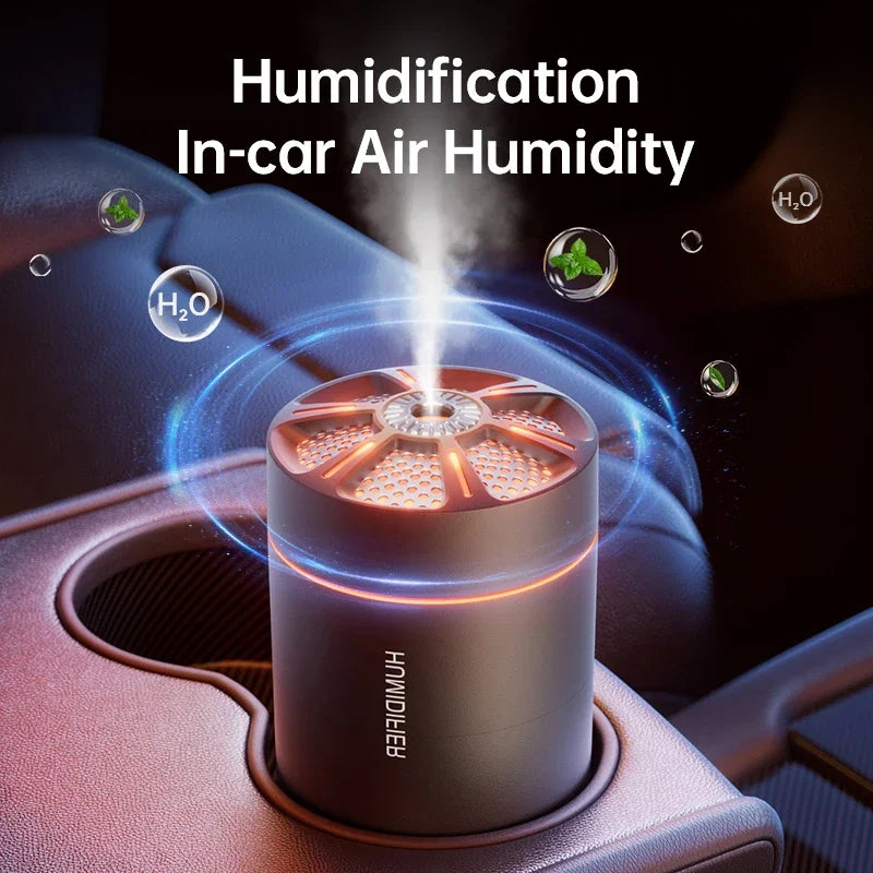 Air Humidifier & Aroma Diffuser 180ml – Aromatherapy Essential Oil Diffuser with Colorful LED Lights for Home, Car & Bedroom | kebidumei