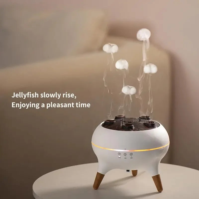 Rain Cloud Humidifier 250ml – Ultrasonic Aromatherapy Diffuser with Remote Control, Timer & 3 Mist Outlets | Zoeydam