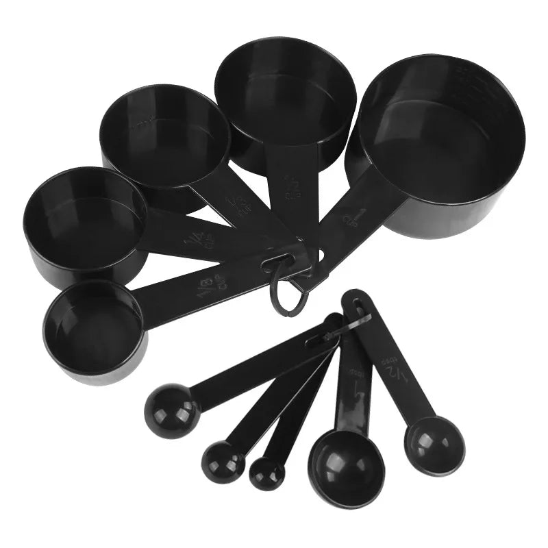 5/10pcs Measuring Spoons & Cups Set – Eco-Friendly PP Plastic Baking Kitchen Tools
