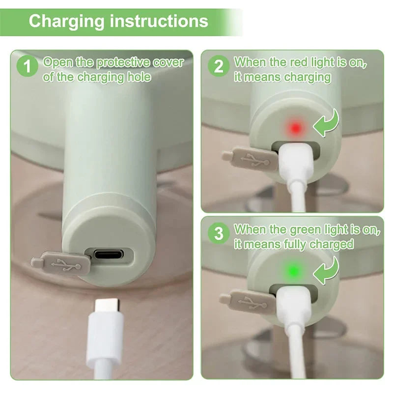 4-in-1 Electric Vegetable Cutter Set – Garlic Crusher, Food Chopper & Slicer for Kitchen