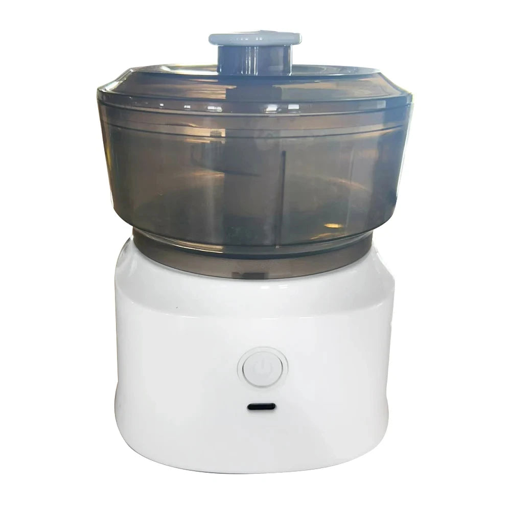 HOMEFISH Mini Wireless Electric Garlic Press – 350ml USB Rechargeable Food Shredder & Meat Grinder