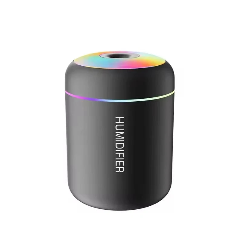 Air Humidifier & Aroma Diffuser 180ml – Aromatherapy Essential Oil Diffuser with Colorful LED Lights for Home, Car & Bedroom | kebidumei