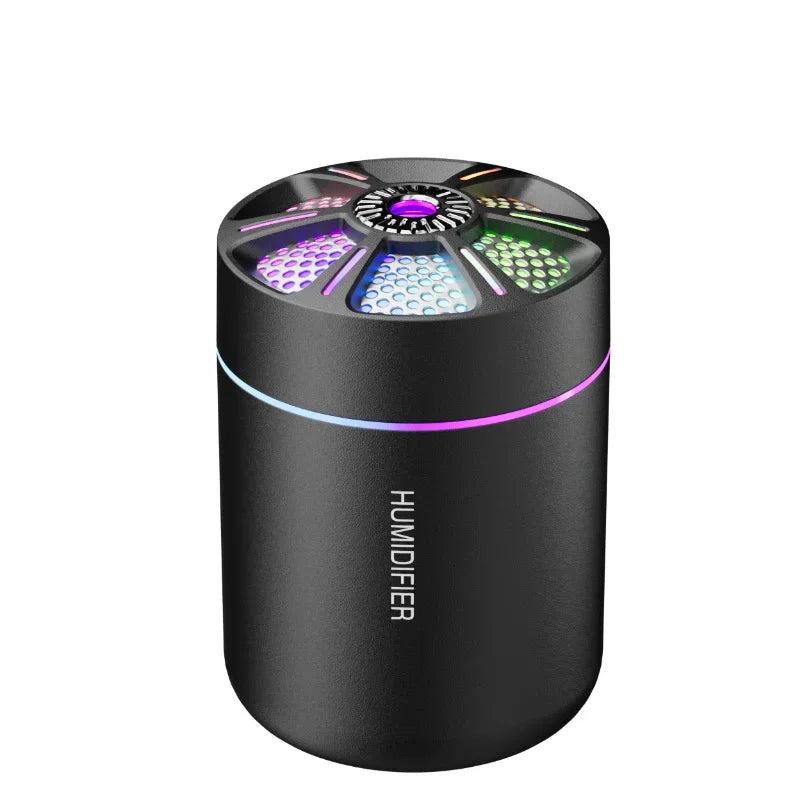 Air Humidifier & Aroma Diffuser 180ml – Aromatherapy Essential Oil Diffuser with Colorful LED Lights for Home, Car & Bedroom | kebidumei