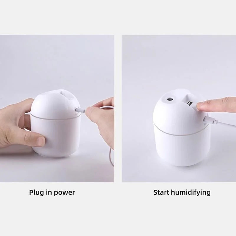 USB Mini Humidifier 250ml – Quiet Aromatherapy Evaporative Diffuser for Home, Office & Bedroom | ATWFS