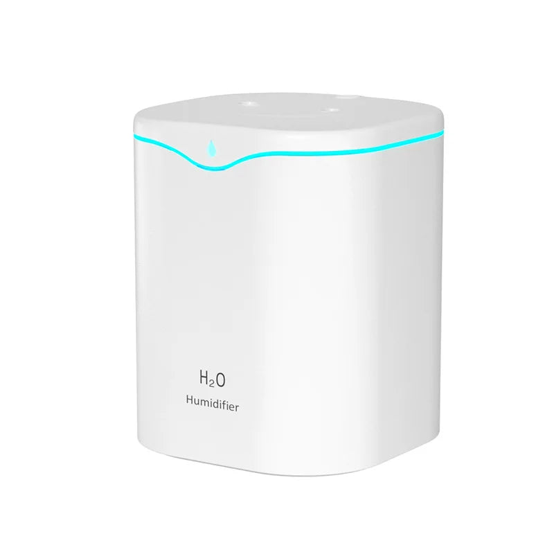 Large Capacity Air Humidifier 2000ml – Double Spray Aromatherapy Essential Oil Diffuser for Home & Office | XMSJ
