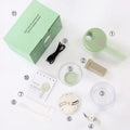 4-in-1 Electric Vegetable Cutter Set – Garlic Crusher, Food Chopper & Slicer for Kitchen