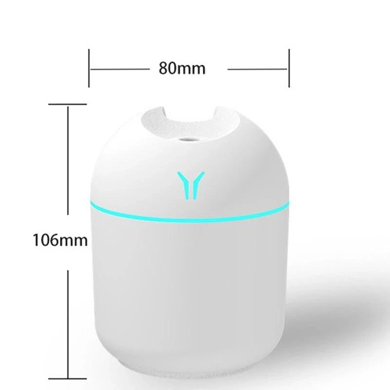 USB Mini Humidifier 250ml – Quiet Aromatherapy Evaporative Diffuser for Home, Office & Bedroom | ATWFS
