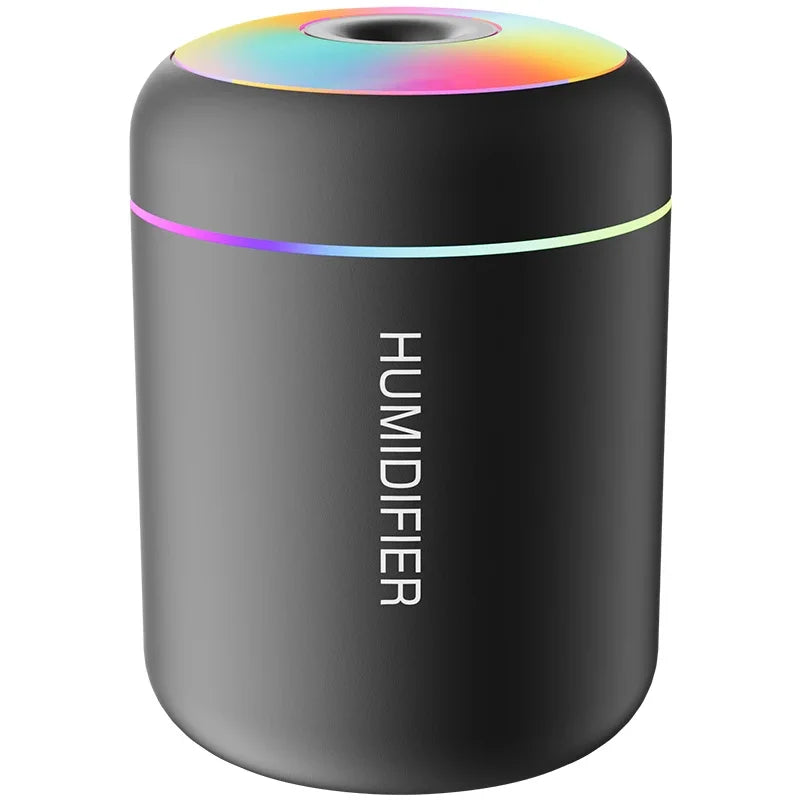 Mini USB Ultrasonic Humidifier 180ml – Aromatherapy Aroma Diffuser with Mist Maker for Car, Home & Bedroom | Searide