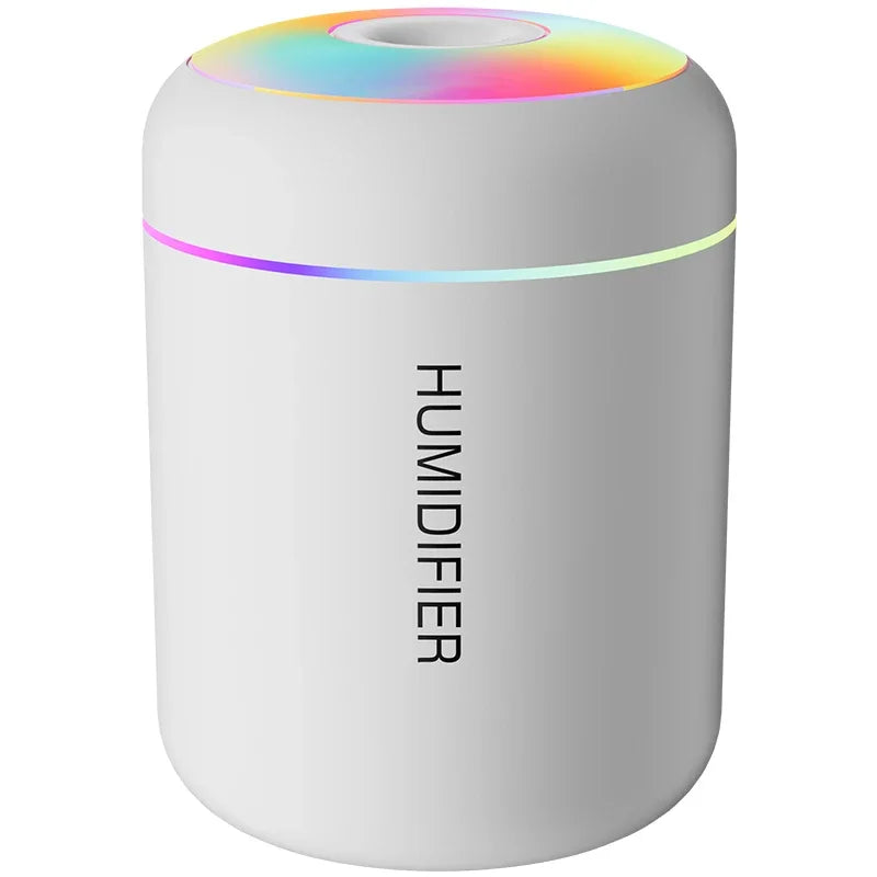 USB Mini Ultrasonic Humidifier 180ml – Aromatherapy Mist Diffuser with Touch Control for Home & Bedroom | Searide H09 Pro