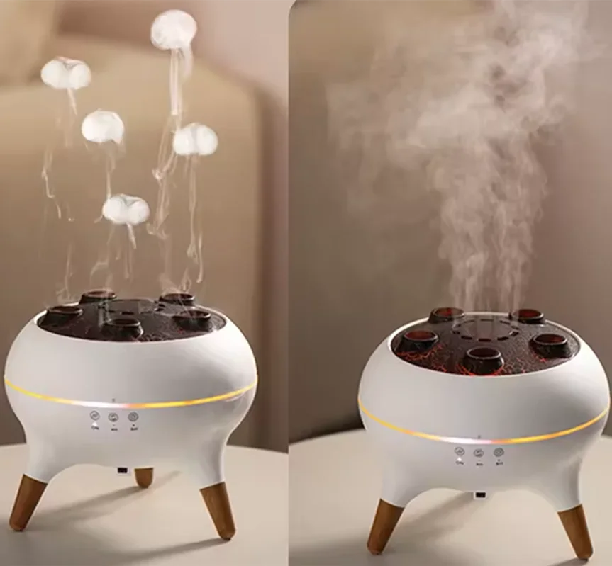 Rain Cloud Humidifier 250ml – Ultrasonic Aromatherapy Diffuser with Remote Control, Timer & 3 Mist Outlets | Zoeydam