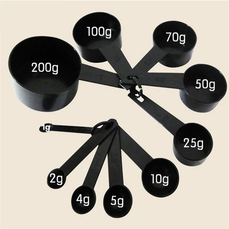5/10pcs Measuring Spoons & Cups Set – Eco-Friendly PP Plastic Baking Kitchen Tools