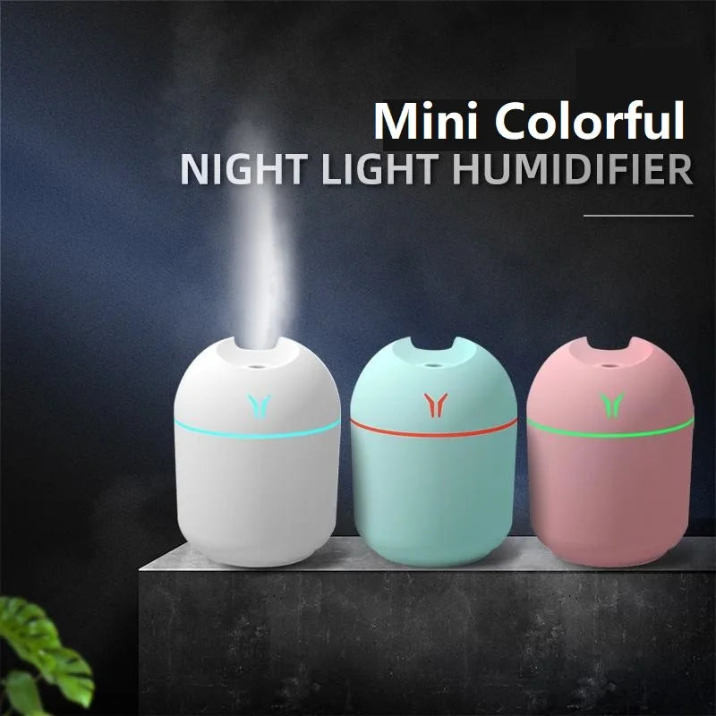 USB Mini Humidifier 250ml – Quiet Aromatherapy Evaporative Diffuser for Home, Office & Bedroom | ATWFS