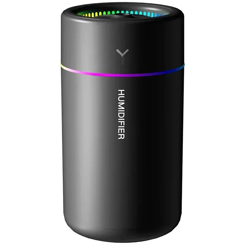 Air Humidifier 280ml – Large Fog Volume Colorful Atmosphere Light Silent Aroma Diffuser for Home & Car | Searide H06