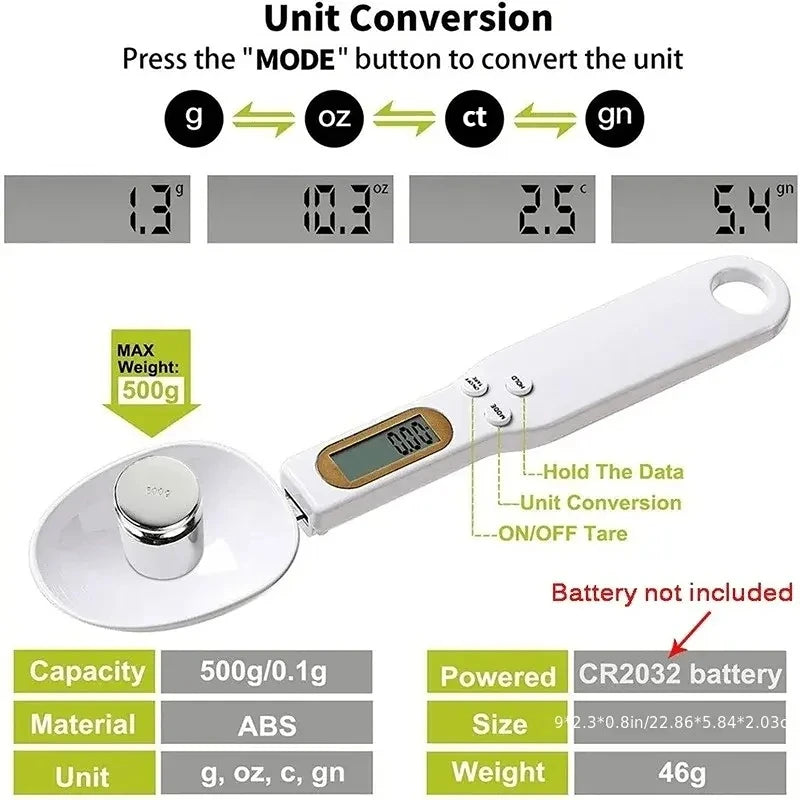 Digital Measuring Spoon Kitchen Scale