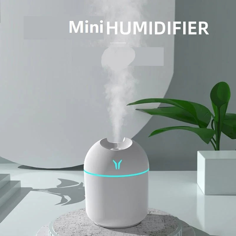 USB Mini Humidifier 250ml – Quiet Aromatherapy Evaporative Diffuser for Home, Office & Bedroom | ATWFS